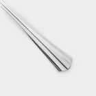 Вилка столовая «Новинка», длина 19.8 см, толщина 1.2 мм, упрощённой обработки, нержавеющая сталь, серебристая - Фото 3