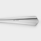 Вилка столовая «Новинка», длина 19.8 см, толщина 1.2 мм, упрощённой обработки, нержавеющая сталь, серебристая - Фото 4