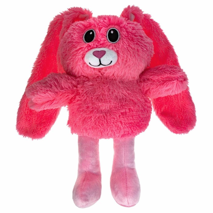 Мягкая игрушка «Заяц Потягун» розовый, 80 см, вытягиваются уши-лапы - Фото 1