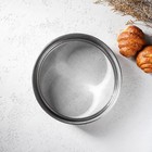 Сито для просеивания Доляна «Металлик», d=27 см, серебристое - Фото 4