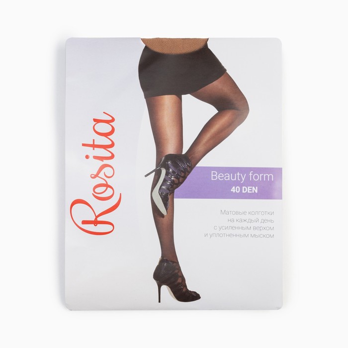 

Колготки женские Beauty Form 40, цвет телесный, размер 4