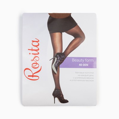 Колготки женские Beauty Form 40, цвет загар, размер 8