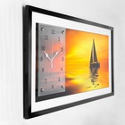 Часы-картина настенные, серия: Интерьер, "Корабль", 50 х 100 см - фото 8095138