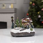 УЦЕНКА Фигура светодиодная «Новогодний город», 19×13×17 см, 7 LED, ААx3 (не в комплекте), USB, свечение тёплое белое - Фото 2