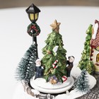 УЦЕНКА Фигура светодиодная «Новогодний город», 19×13×17 см, 7 LED, ААx3 (не в комплекте), USB, свечение тёплое белое - Фото 5