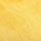 Лоскут 50 × 50 см, мех длинноворсовый на трикотажной основе, цвет медовый - Фото 3