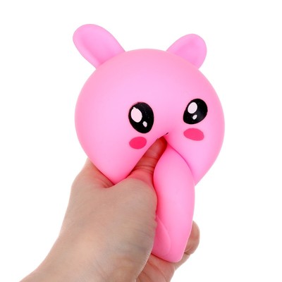 Антистресс сквиш мялка Funny toys «Возьми зайку в свои руки», с пастой, в шоубоксе, МИКС