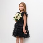 Платье для девочки с крылышками KAFTAN, размер 36 (134-140), цвет чёрный - Фото 5