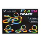 Автотрек Flash Track, с 2 машинками, светится в темноте, 646 см, 341 деталь - фото 24425625