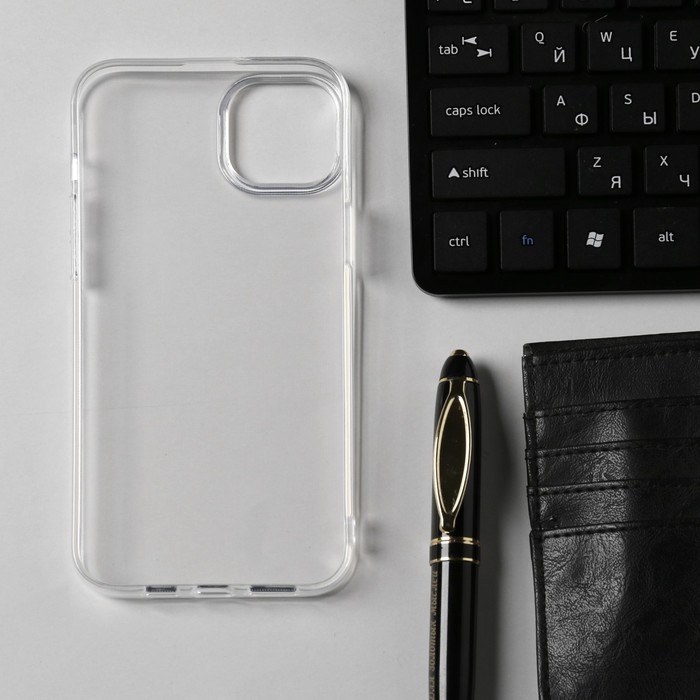 Чехол Innovation для iPhone 14 Plus, силиконовый, прозрачный - фото 51458193 Чехол Innovation для iPhone 14 Plus, силиконовый, прозрачный - фото 51458193