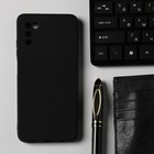 Чехол Innovation для Samsung A03S, силиконовый, матовый, черный 9355772 - фото 14742740