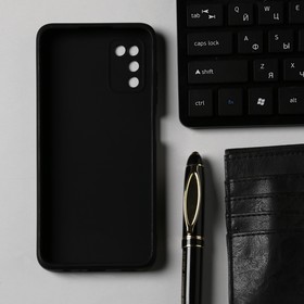 

Чехол Innovation для Samsung A03S, силиконовый, матовый, черный