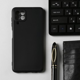 Чехол Innovation для Samsung A22, силиконовый, матовый, черный