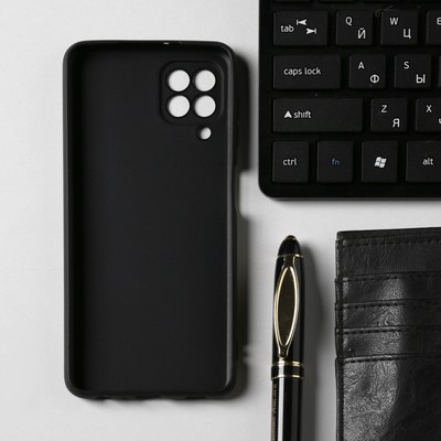 Чехол Innovation для Samsung A22, силиконовый, матовый, чёрный