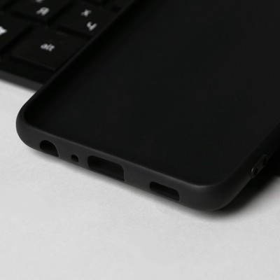 Чехол Innovation для Samsung A22, силиконовый, матовый, чёрный