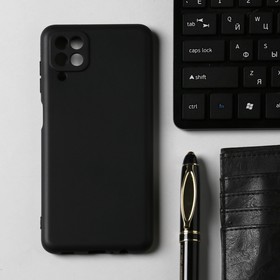 Чехол Innovation для Samsung M12, силиконовый, матовый, черный