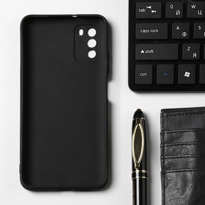 Чехол Innovation для Xiaomi Redmi 9T, силиконовый, матовый, черный