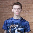 Футболка мужская Collorista 3D Shark pack, размер XXL (52), цвет синий - Фото 3
