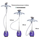 Отпариватель econ ECO-BI1702S, напольный, 1700 Вт, 40 г/мин, 2 режима, фиолетовый 9389086 - фото 56185