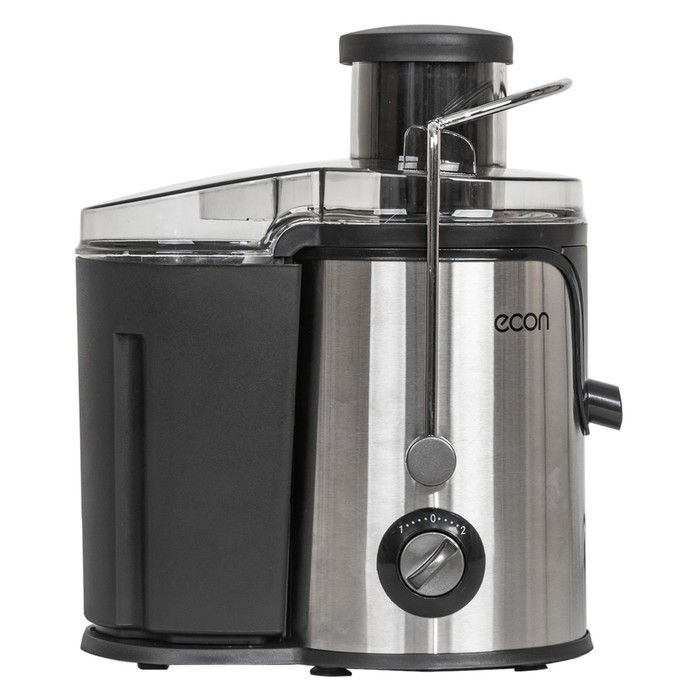 Соковыжималка econ ECO-051JC, 800 Вт, 0.5 л, 2 скорости,чёрно-серебристая - фото 51336886 Соковыжималка econ ECO-051JC, 800 Вт, 0.5 л, 2 скорости,чёрно-серебристая - фото 51336886