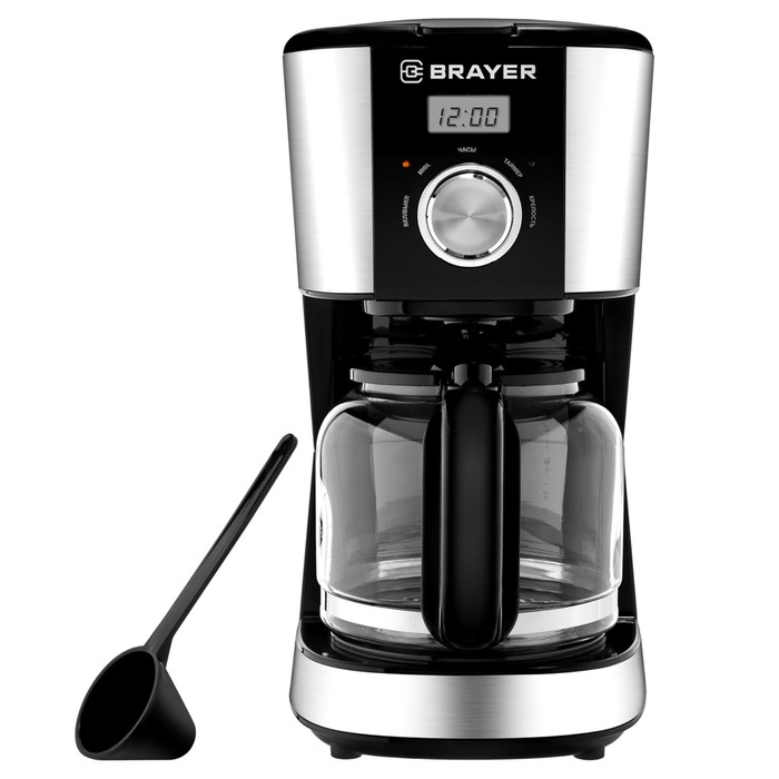 Кофеварка BRAYER 1122BR 900 Вт, 1,5 л, таймер, капельная - Фото 1