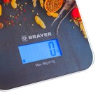Кухонные весы BRAYER 1801BR, вес до 8 кг, 20х14.5см - Фото 8