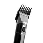 Машинка для стрижки BRAYER 3402BR, LED-дисплей, 4 насадки, титановое покрытие - Фото 3