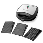 Сэндвичница 3 в 1 FIRST 5342-3, 700 Вт, пластины с антипригарным покрытием - фото 51347351