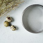 Сито для просеивания Доляна «Металлик», d=17.5 см, серебристое - Фото 5