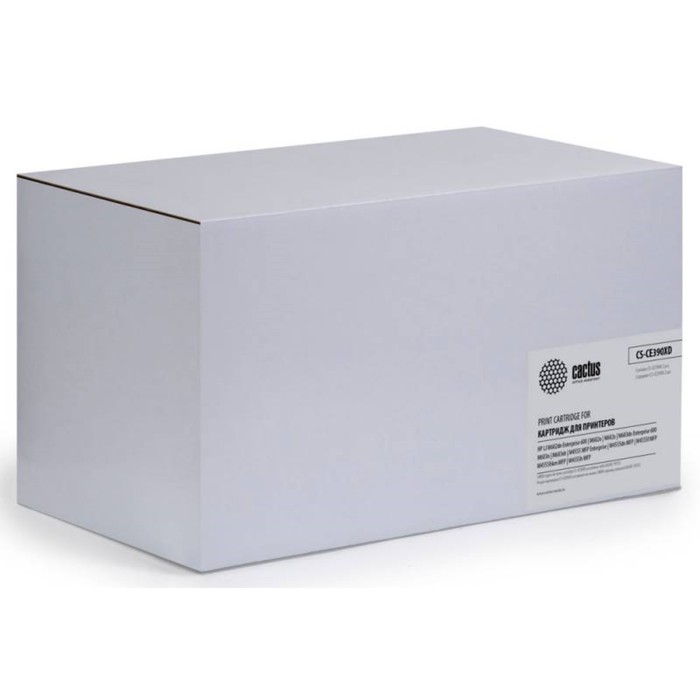 Картридж Cactus CS-CE390XD x2упак, для HP LJ M4555MFP, 24000 страниц, цвет чёрный - фото 51304480 Картридж Cactus CS-CE390XD x2упак, для HP LJ M4555MFP, 24000 страниц, цвет чёрный - фото 51304480