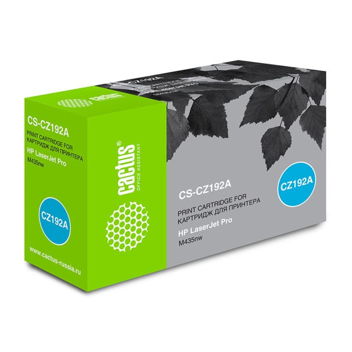 Картридж Cactus CS-CZ192A CZ192A, для HP LJ Pro M435nw, 12000 страниц, цвет чёрный