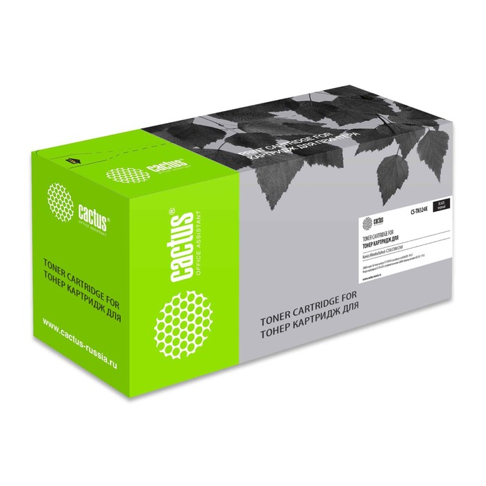 Картридж Cactus CS-TN324K TN-324K, для Konica Minolta bizhub C258/C308, 28000 страниц, цвет чёрный
