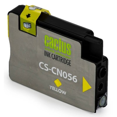 Картридж Cactus CS-CN056 №933XL, для HP DJ 6600, 14 мл, цвет жёлтый