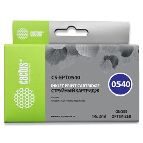 Картридж Cactus CS-EPT0540 T0540, для Epson SP R800/R1800, 16,2 мл, глянец 9394246