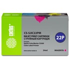 Картридж струйный Cactus CS-SJIC22PM C33S020603, для Epson ColorWorks C3500, 34 мл, цвет пурпурны 9394364 - фото 313119036