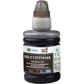 Картридж струйный G&G GG-C13T77414A, для Epson M100/105/200/205, 140 мл, цвет чёрный