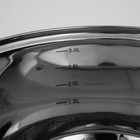 Кастрюля из нержавеющей стали Доляна «Гиперион», 3,5 л, d=20 см, с крышкой - Фото 5