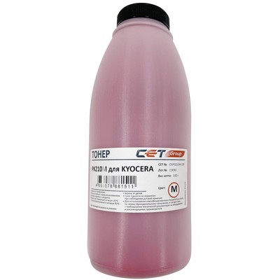 Тонер Cet PK210 OSP0210M-100, для Kyocera P6230cdn/6235cdn/7040cdn, бутылка 100гр, пурпурный