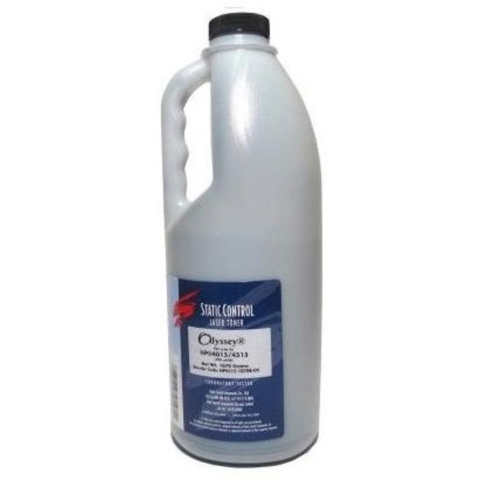 Тонер Static Control MPSPH4555-1070B, для HP LJM4555/M601/LJP4014, флакон 1070 г, чёрный