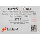 Тонер Static Control MPT5-10KG, для HP LJ1200/4100/5000, флакон 10000гр, чёрный - Фото 2