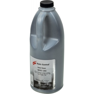 Тонер Static Control MPT5-1KG, для HP LJ1200/4100/5000, флакон 1000 г, чёрный