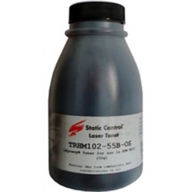 Тонер Static Control TRHM102-55B-OS, для HP LJ M104/M132, флакон 55гр, чёрный