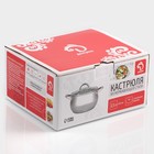 Кастрюля из нержавеющей стали Доляна «Гиперион», 2.5 л, d=18 см, с крышкой, капсульное дно, индукция - Фото 7