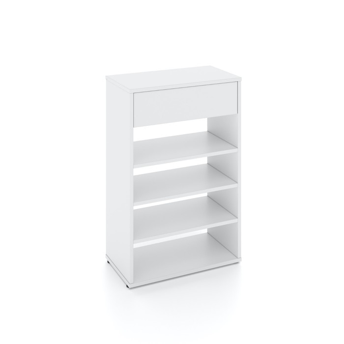 Обувница открытая TEKKA, 55х30х85 см, цвет белый снег