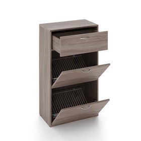 

Обувница TEKKA, 60х33х105 см, цвет ясень шимо тёмный