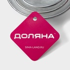 Сито для просеивания Доляна, набор 3 шт., d=8 см, d=10 см, d=11.7 см, красный - Фото 6