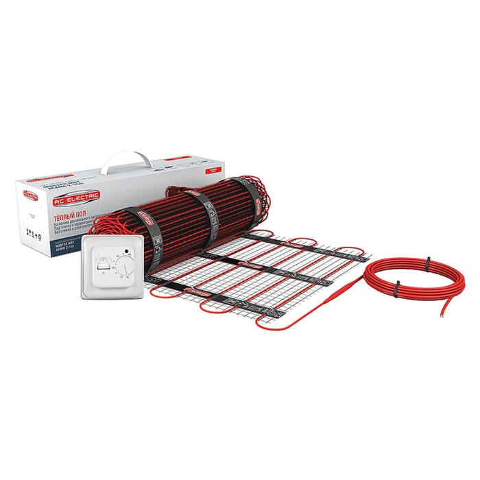 

Тёплый пол AC Electric ACМM 2-150-4, кабельный, 600 Вт, 4 м2, двухжильный, терморегулятор