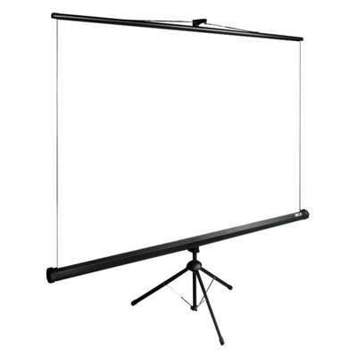 Экран TriExpert Cactus CS-PSTE-180×135-BK, напольный рулонный, 135×180 см, 4:3, чёрный