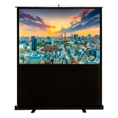 Экран Cactus CS-PSFLCE-180×135, напольный рулонный, 135×180 см, 4:3