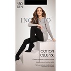 Колготки женские INCANTO Cotton Club 150 den, цвет чёрный (nero), размер 2 - Фото 1